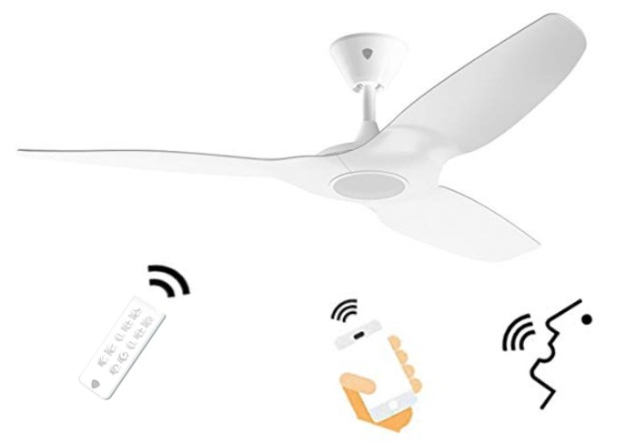 smart ceiling fan with led light