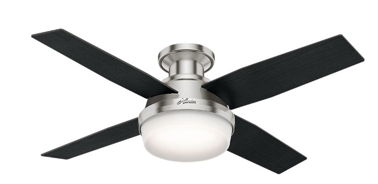 hunter 4 blades ceiling fans with lights