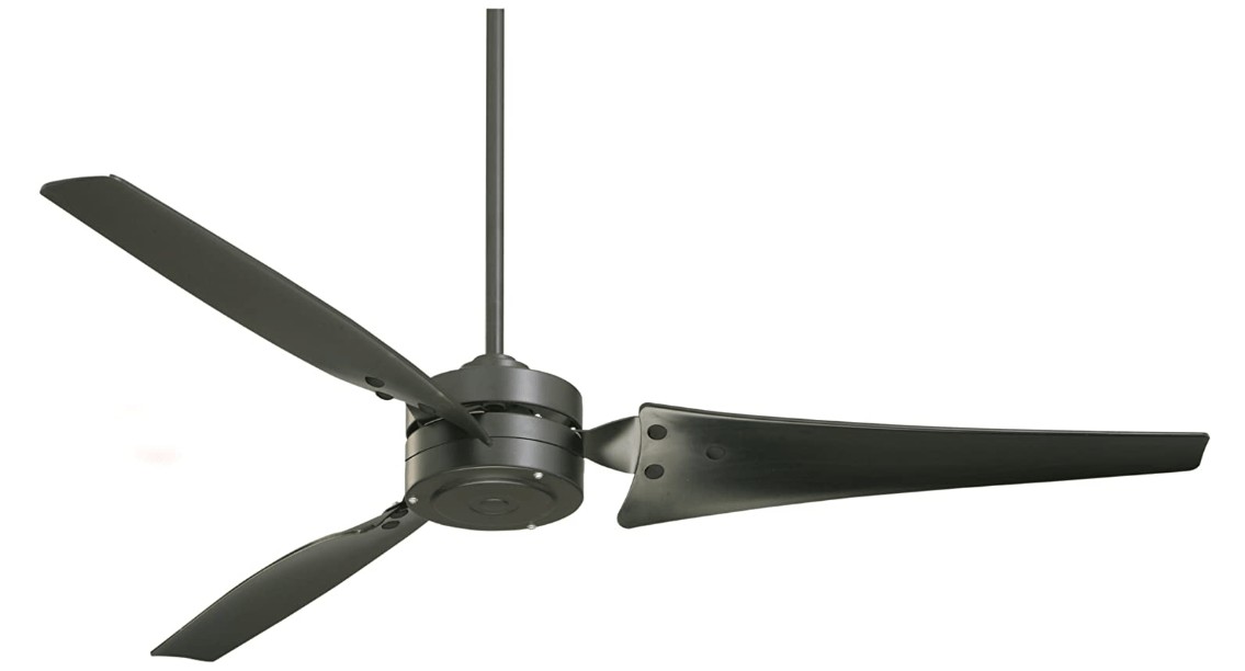 hanging ceiling fan on vaulted ceiling