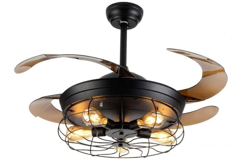 small ceiling fan with light for kitchen
