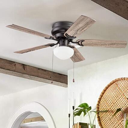 low profile ceiling fans flush mount
