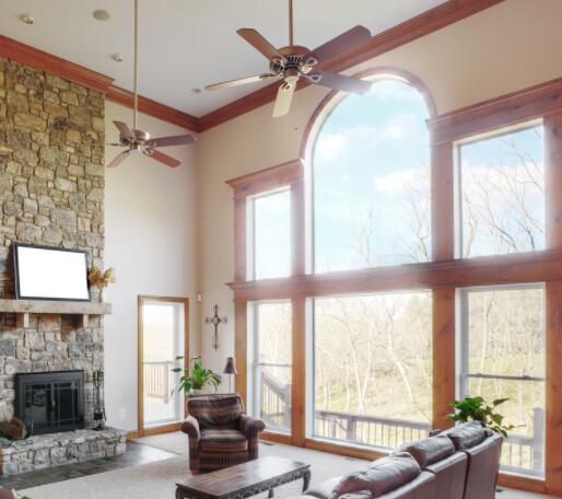 Top 8 Ceiling Fans For High Ceilings, Ceiling Fan Direction For Vaulted Ceilings