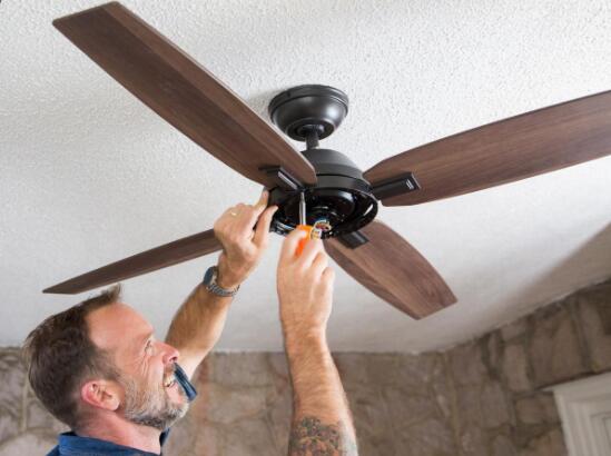 instructions on hanging ceiling fan
