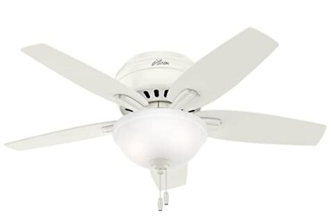 best low profile ceiling fan with light