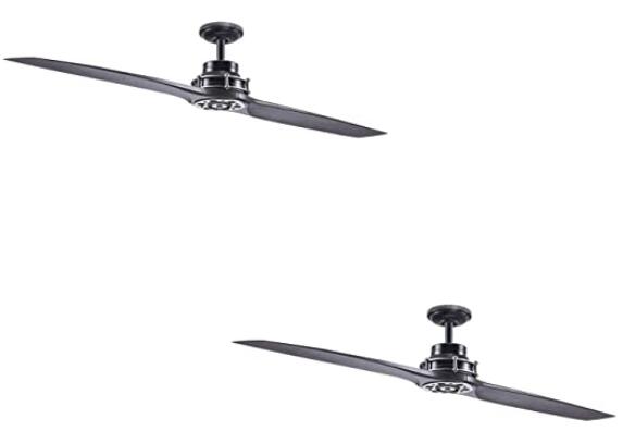 2 blade metal ceiling fan 