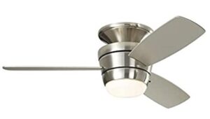 modern style chrome ceiling fan