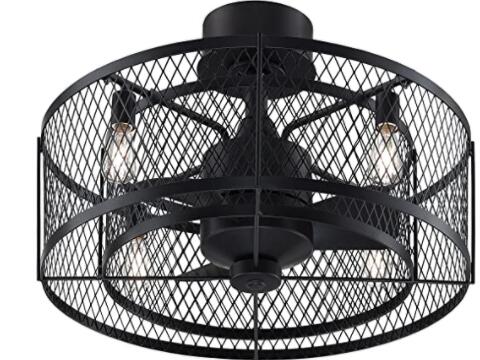 best small blade caged ceiling fan