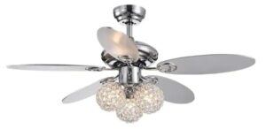stunning and best chrome ceiling fan