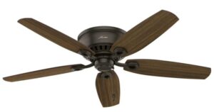 Hunter 52-inch best bronze ceiling fan with pull chain control