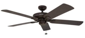 Honeywell Belmar indoor and outdoor ceiling fan with 5 damp rated blades