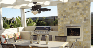 best bamboo outdoor ceiling fan tropical style