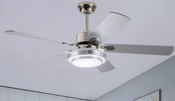 stainless steel ceiling fan with light